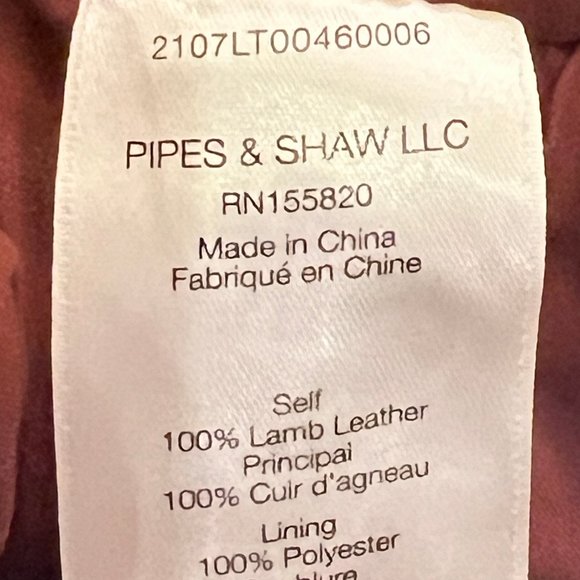 Like new VERONICA BEARD Wasia Brown Lamb Leather Cropped Joggers Size 6 - Picture 12 of 14